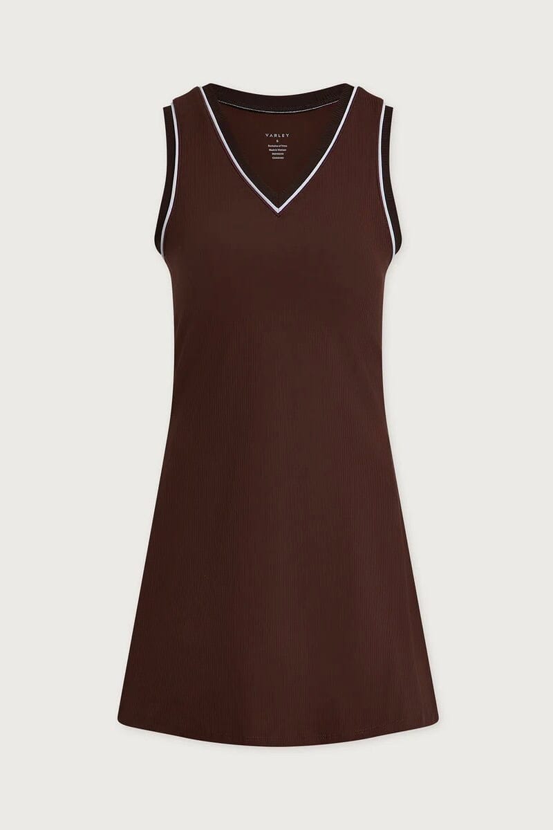 kalani brown dress VARLEY | V-Neck 31