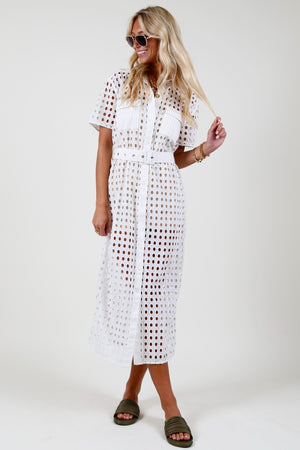 SOLID & STRIPED | The Harper Maxi Dress - Marshmallow
