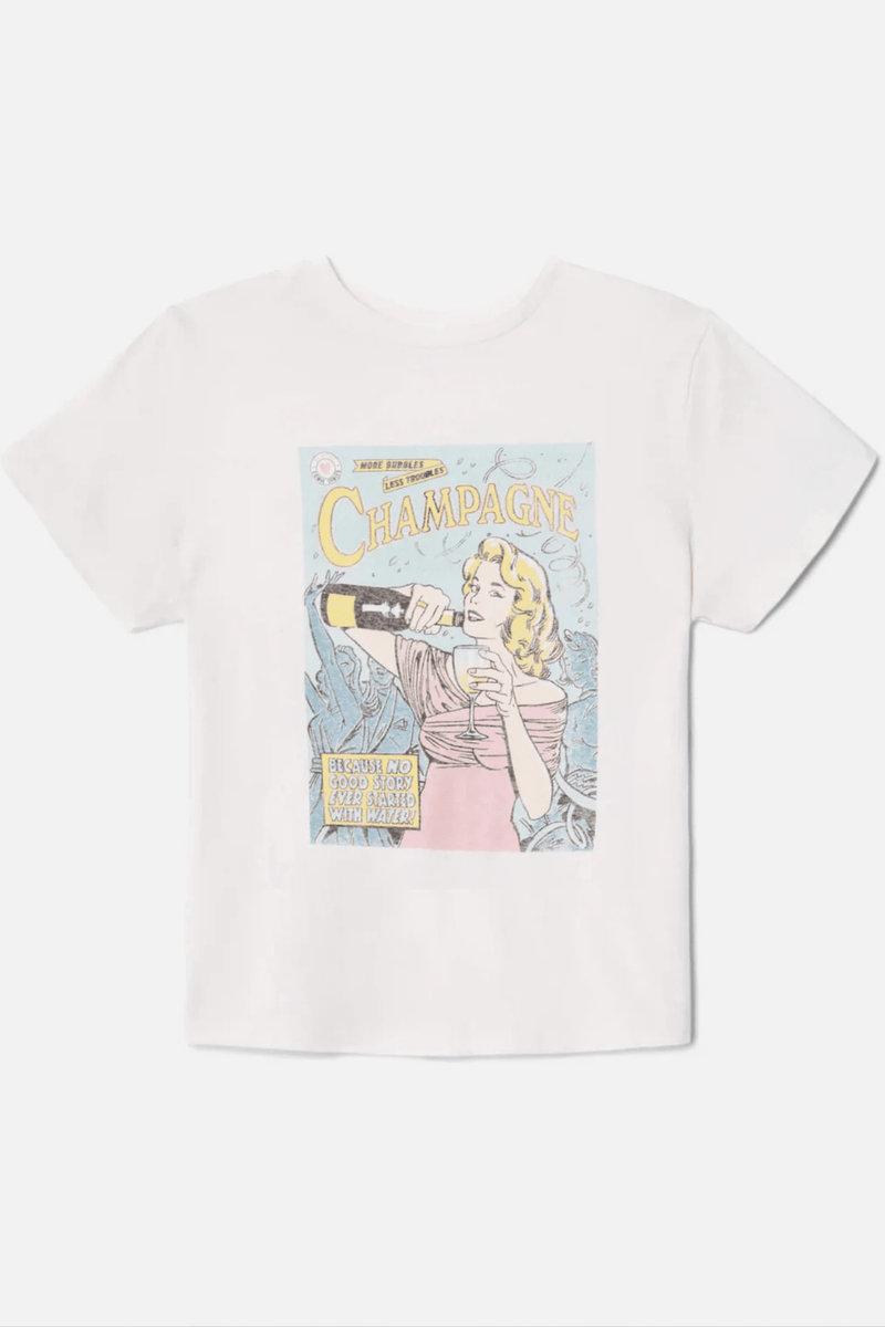 RE/DONE | Classic Tee Bubbles - Vintage White