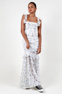 FOR LOVE & LEMONS | Edith Maxi Dress - White