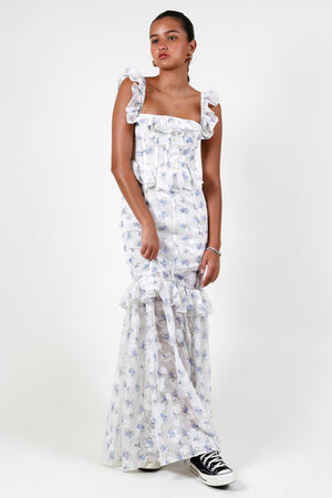 FOR LOVE & LEMONS | Edith Maxi Dress - White