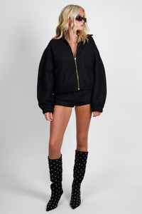 AMANDA UPRICHARD | Caresse Shorts - Black
