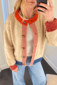 FRNCH | Cyclamen Cardigan - Creme
