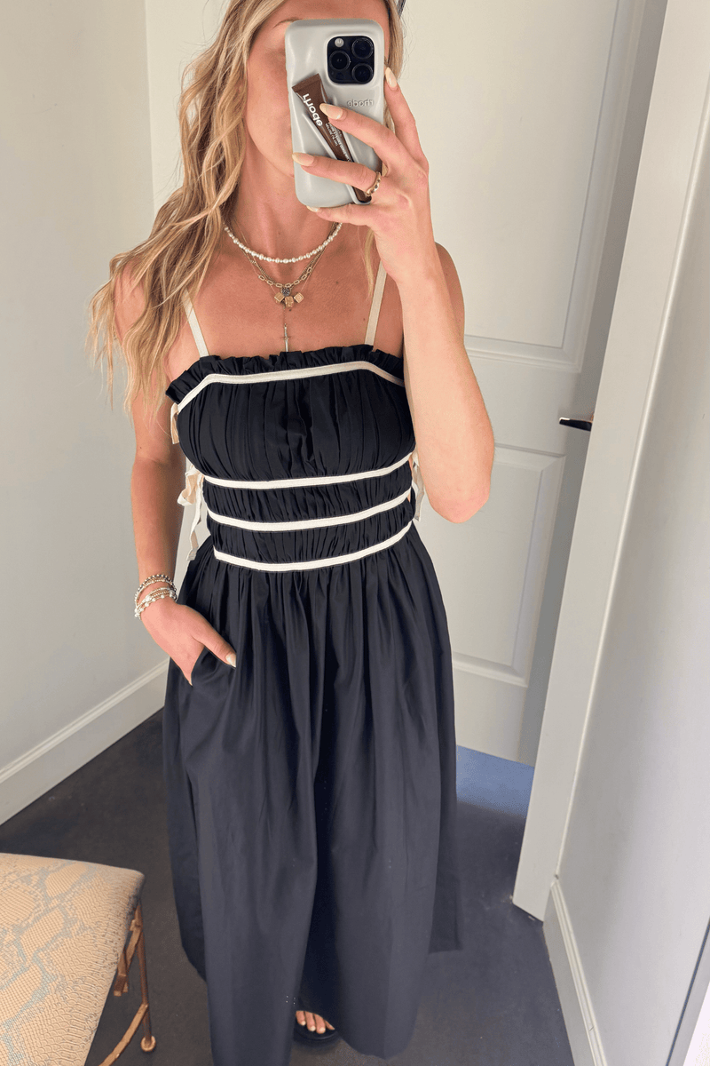 SOFIE THE LABEL | Lena Midi Dress - Black