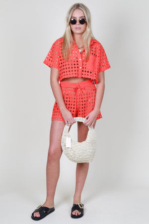 SOLID & STRIPED | The Charlie Shorts - Coral Crush