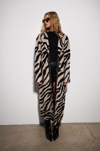 JOHN + JENN | Rashad Coat - Shadow Zebra