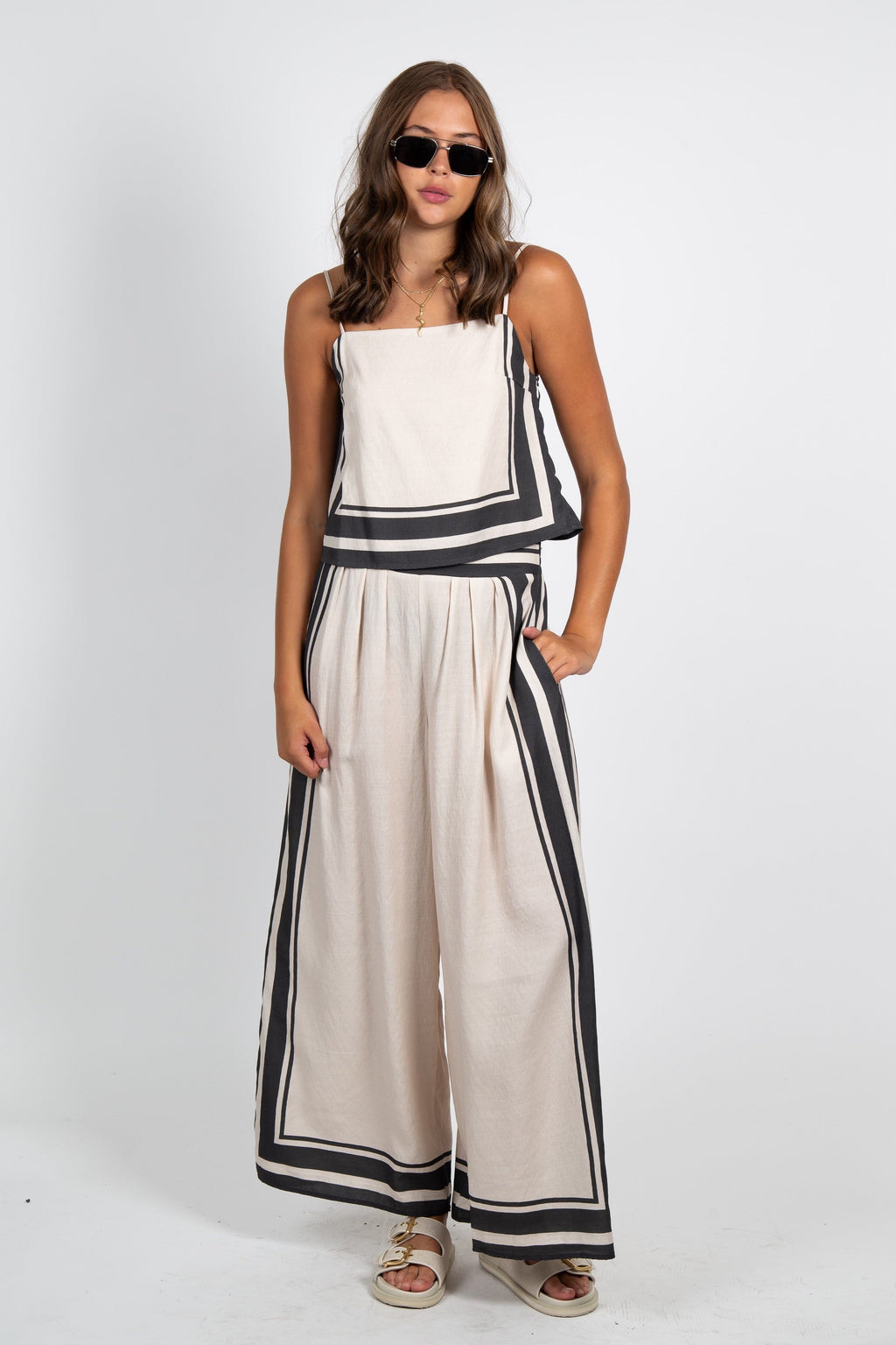 Coastal Stripe Set Top