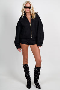 AMANDA UPRICHARD | Caresse Shorts - Black