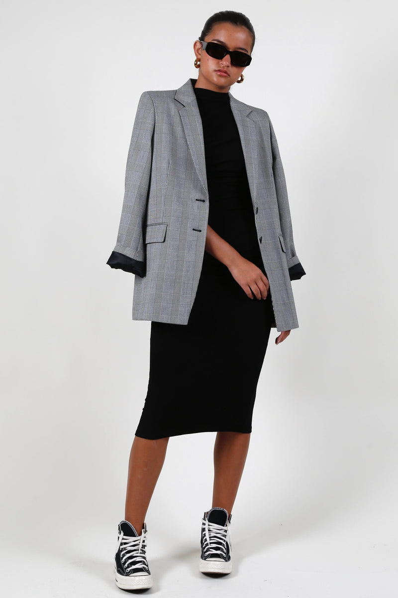 ENZA COSTA | Silk Knit Sleeveless Twist Midi - Black