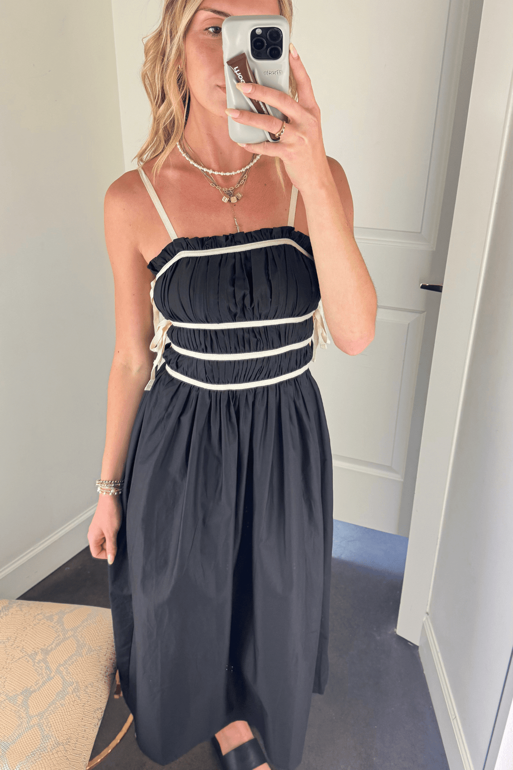 SOFIE THE LABEL | Lena Midi Dress - Black
