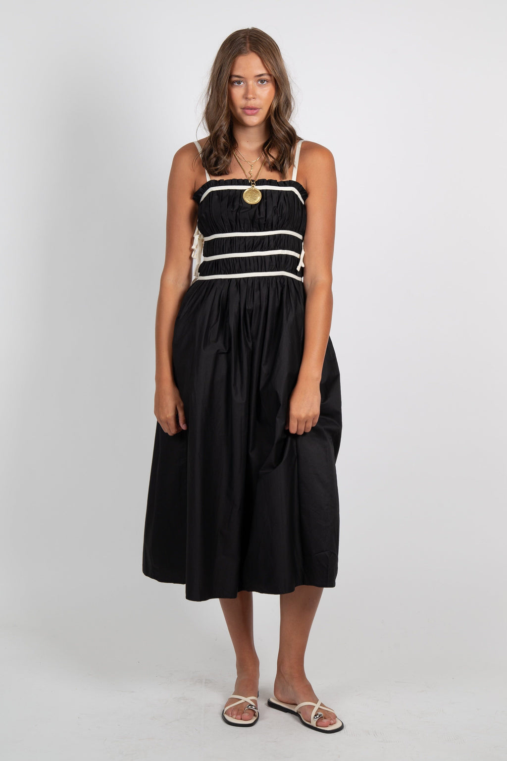 SOFIE THE LABEL | Lena Midi Dress - Black