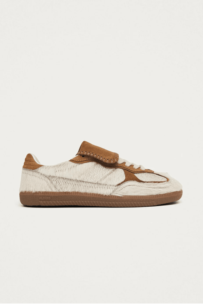 ALOHAS | The 490 Club Soft Tan Leather Sneakers