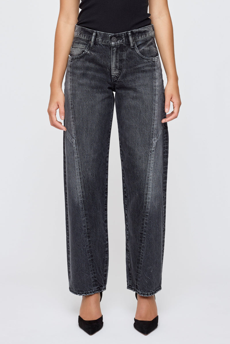 MOUSSY | Largo Remake Wide Tapered - Black