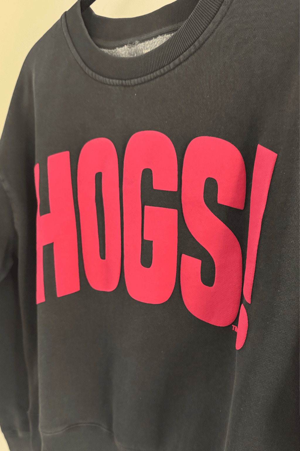 HOGS! Puff Ink Sweatshirt - Smoke