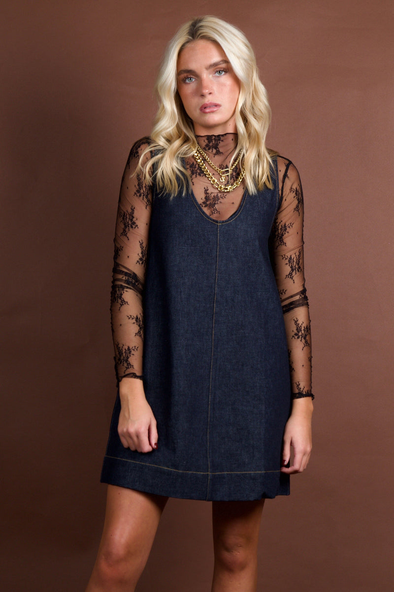 Essential Layering Mock Neck - Black