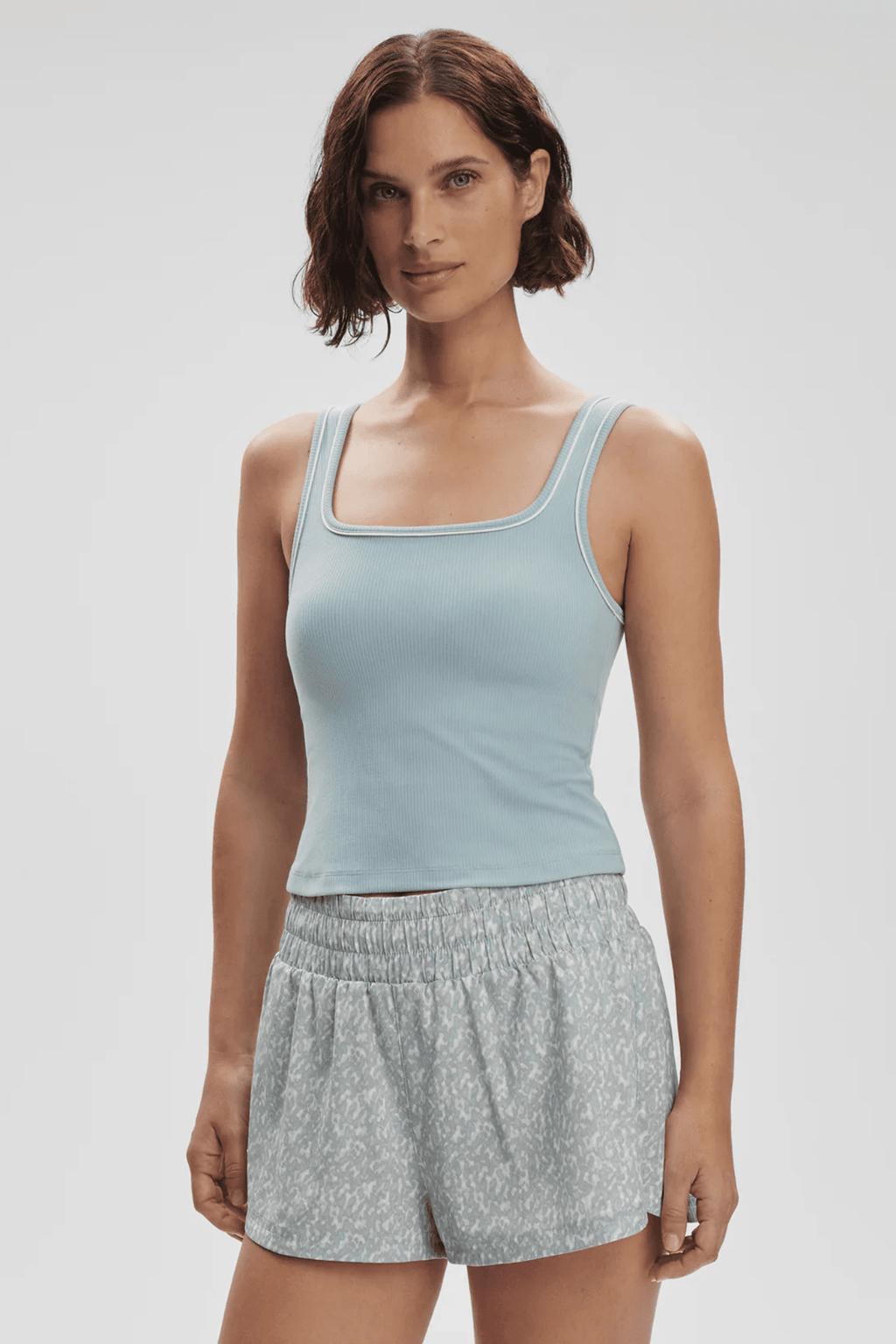 VARLEY | Barney Piped Tank - Ether Blue