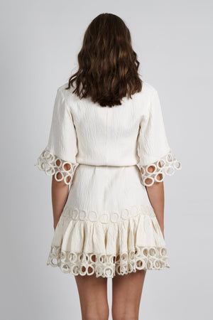 ALEXIS | Kaila Dress - Alabaster