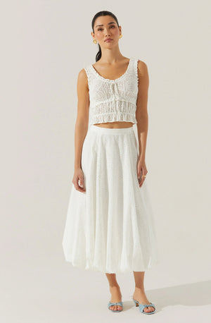 ASTR | Kissel Skirt - White