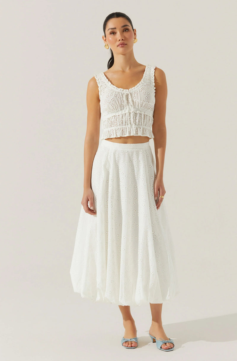 ASTR | Kissel Skirt - White