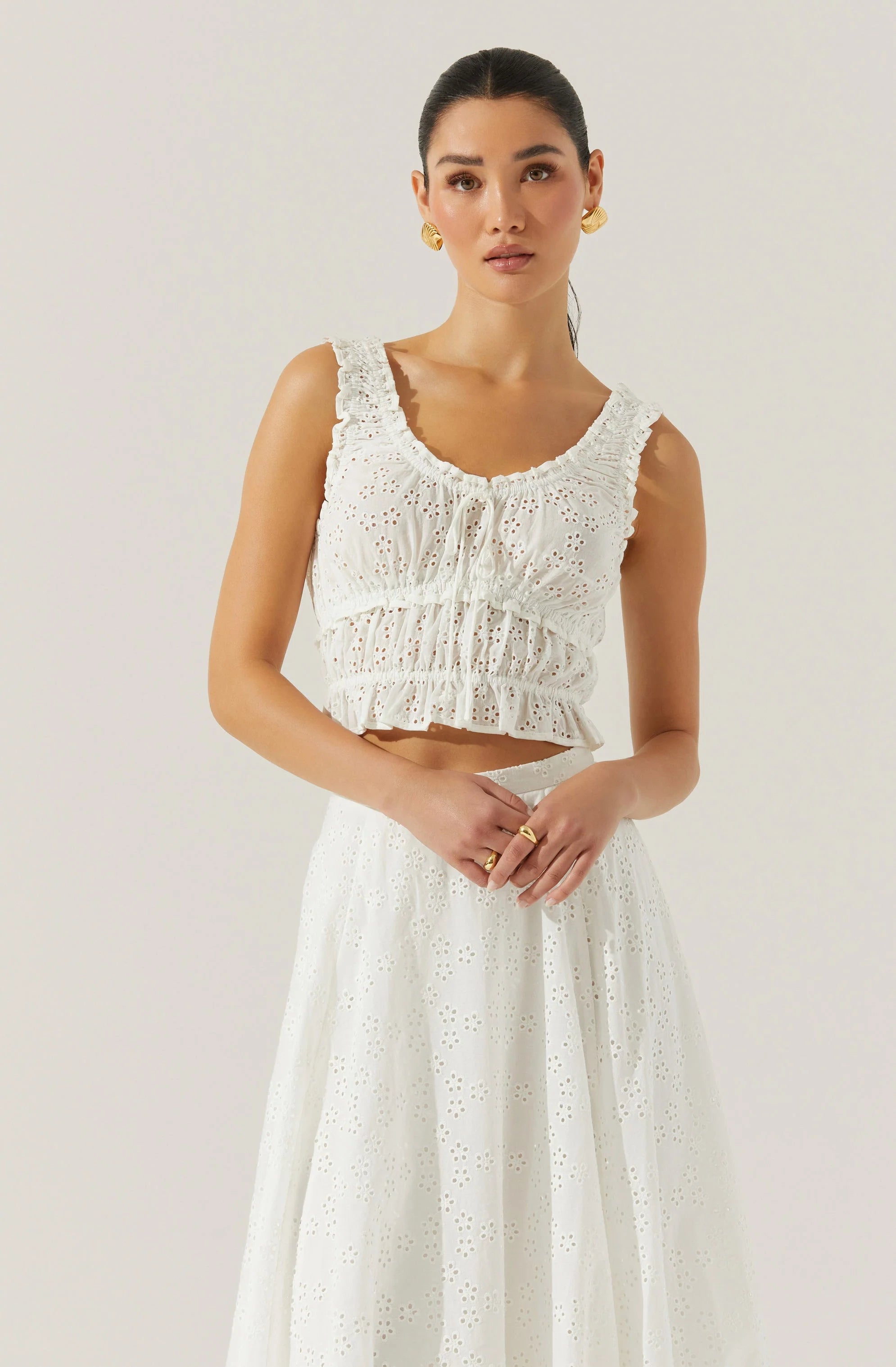ASTR | Kissel Top - White Scarlet Clothing ASTR | Kissel Top - White Scarlet Clothing