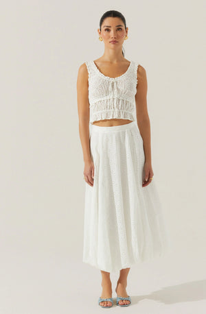 ASTR | Kissel Skirt - White