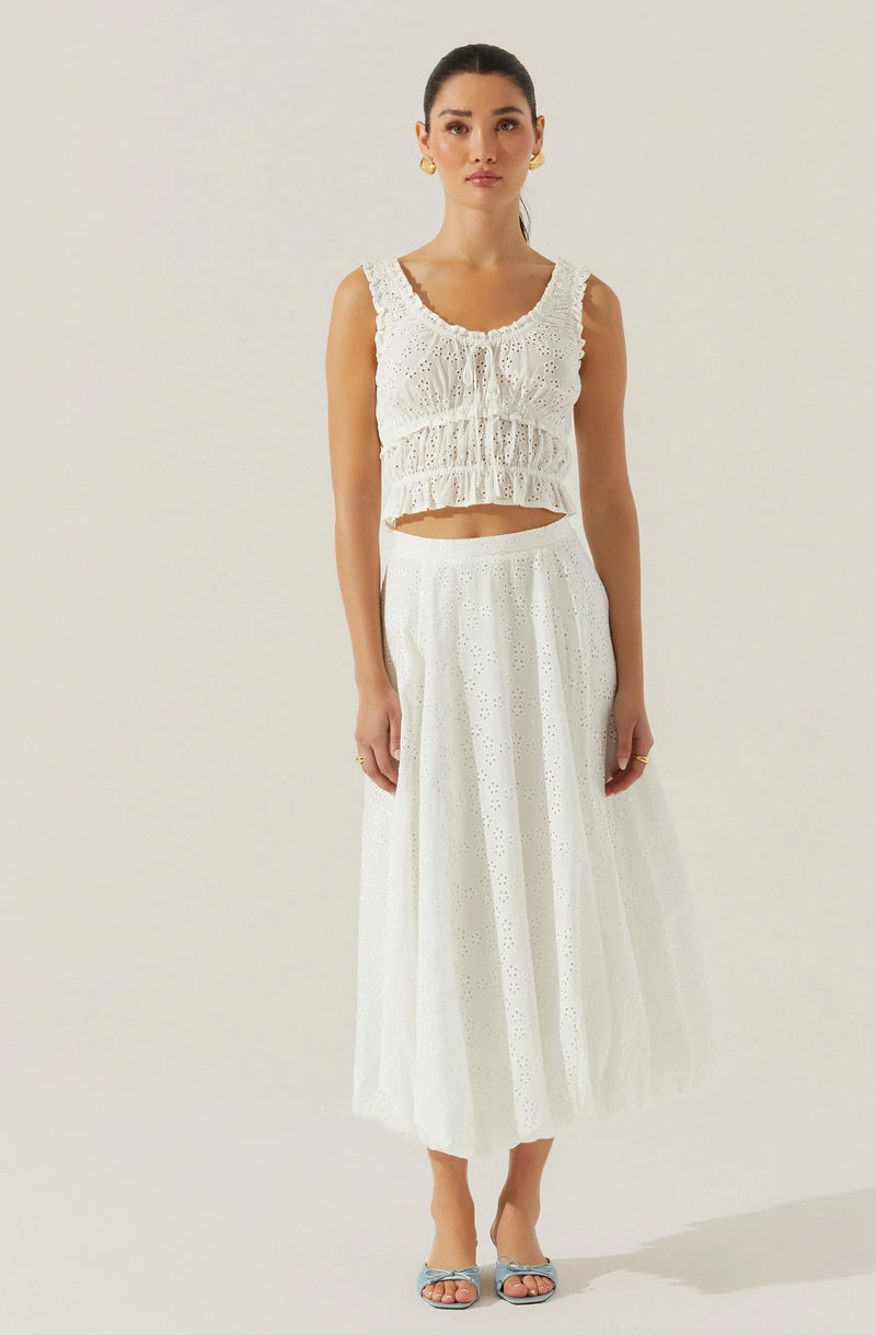 ASTR | Kissel Skirt - White