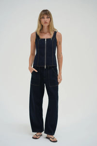 LNA | Cross Creek Pant - Raw Look Denim
