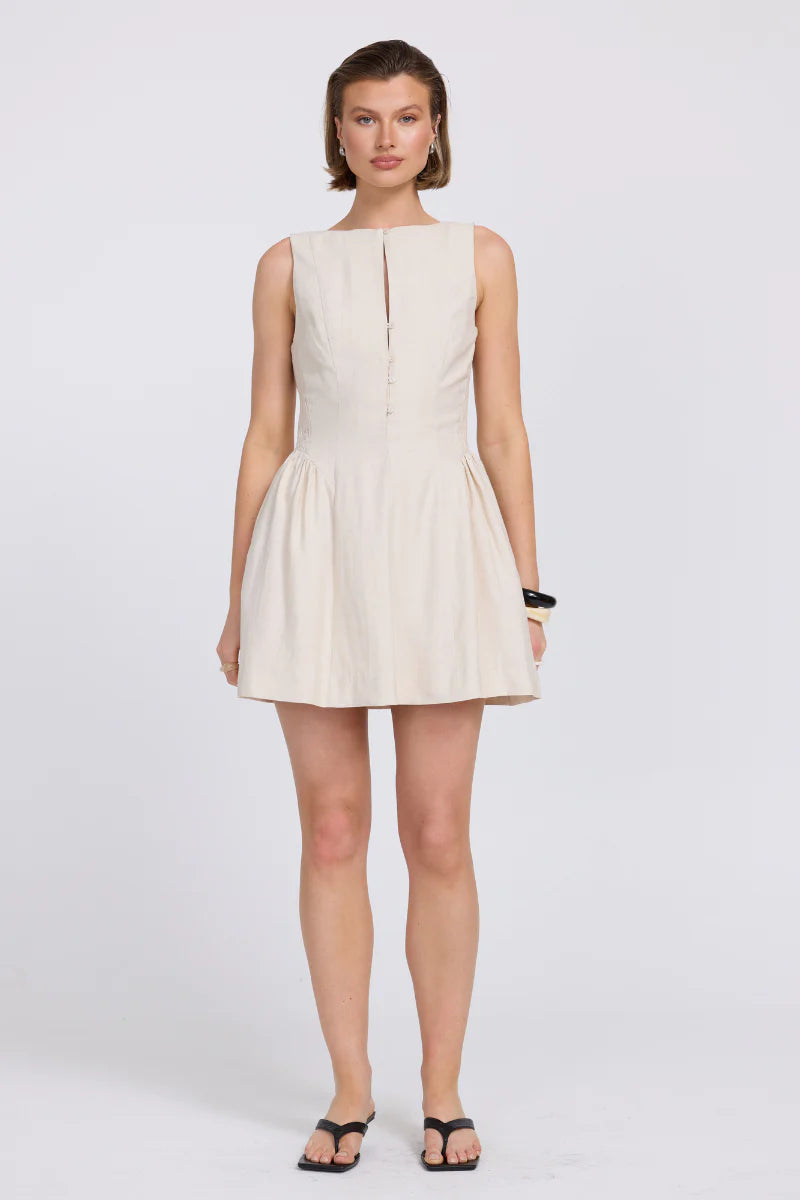 SOVERE | Eve Mini Dress - Neutral