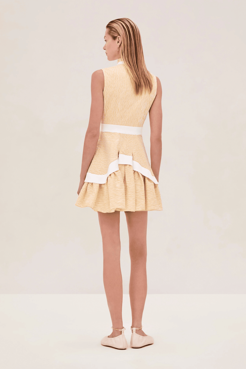 ALEXIS | Natacha Dress - Yellow Stripe