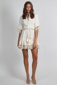 ALEXIS | Kaila Dress - Alabaster