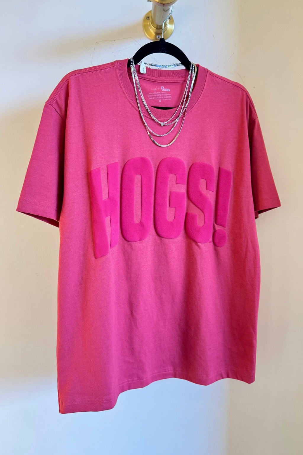 Hogs Mono Puff Tee - Red
