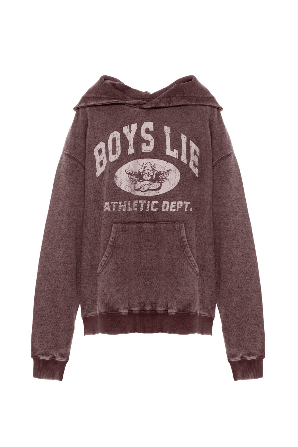 BOYS LIE | Athletics Racer Hoodie - Plum