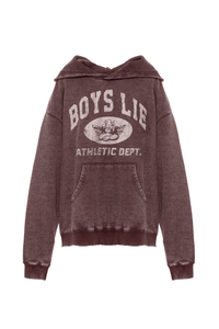 BOYS LIE | Athletics Racer Hoodie - Plum