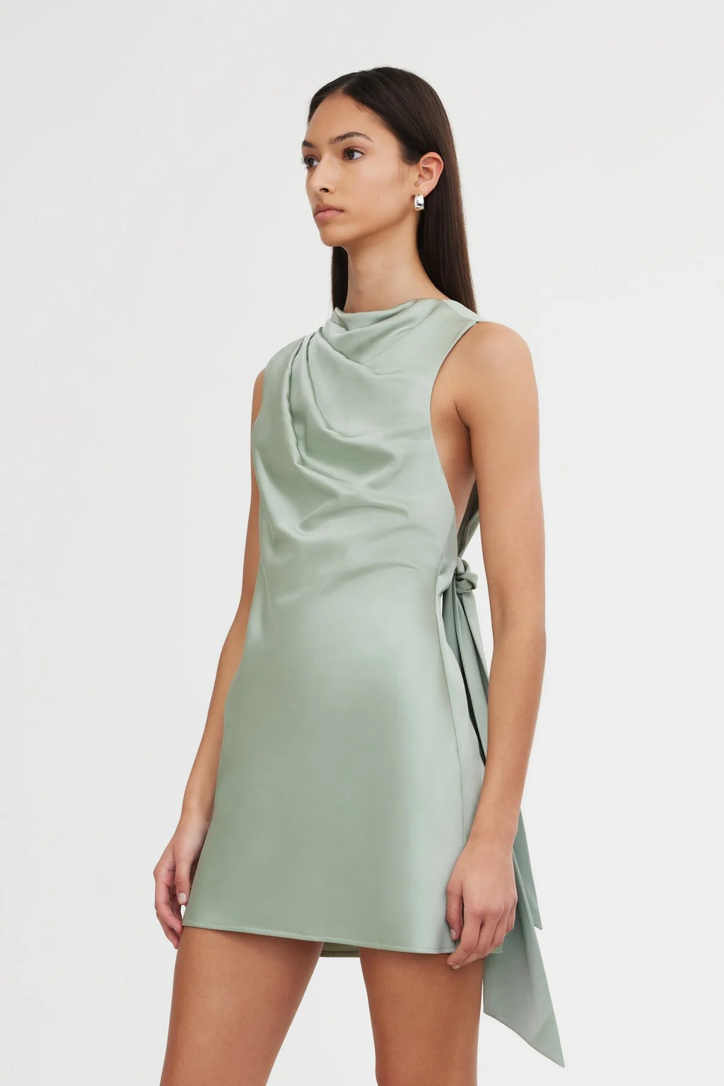 SIGNIFICANT OTHER | Annabel Bias Mini Dress - Sage