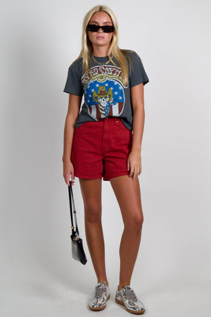 MON RENN | Bayside Denim Shorts - Cherry