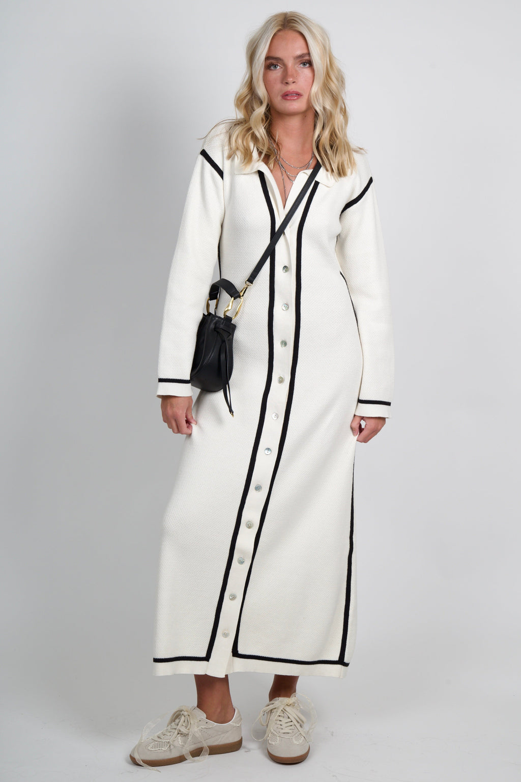 SANCIA | The Autumn Knit Dress - Frost