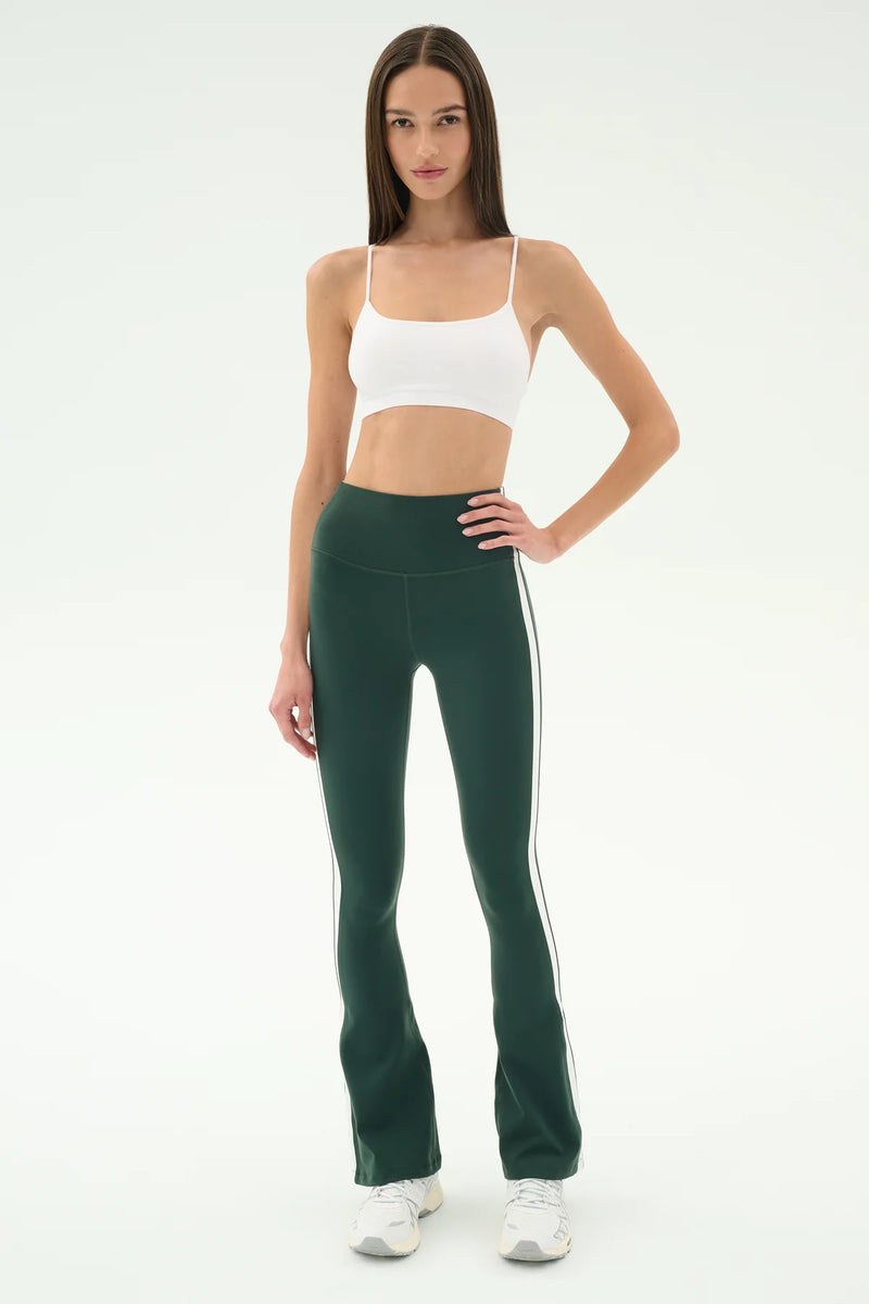 SPLITS59 | Raquel High Waist Supplex Flare 32 - Military/White