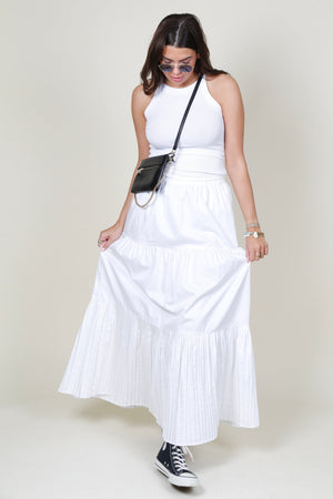 SOLID & STRIPED | The Addison Skirt - Marshmallow