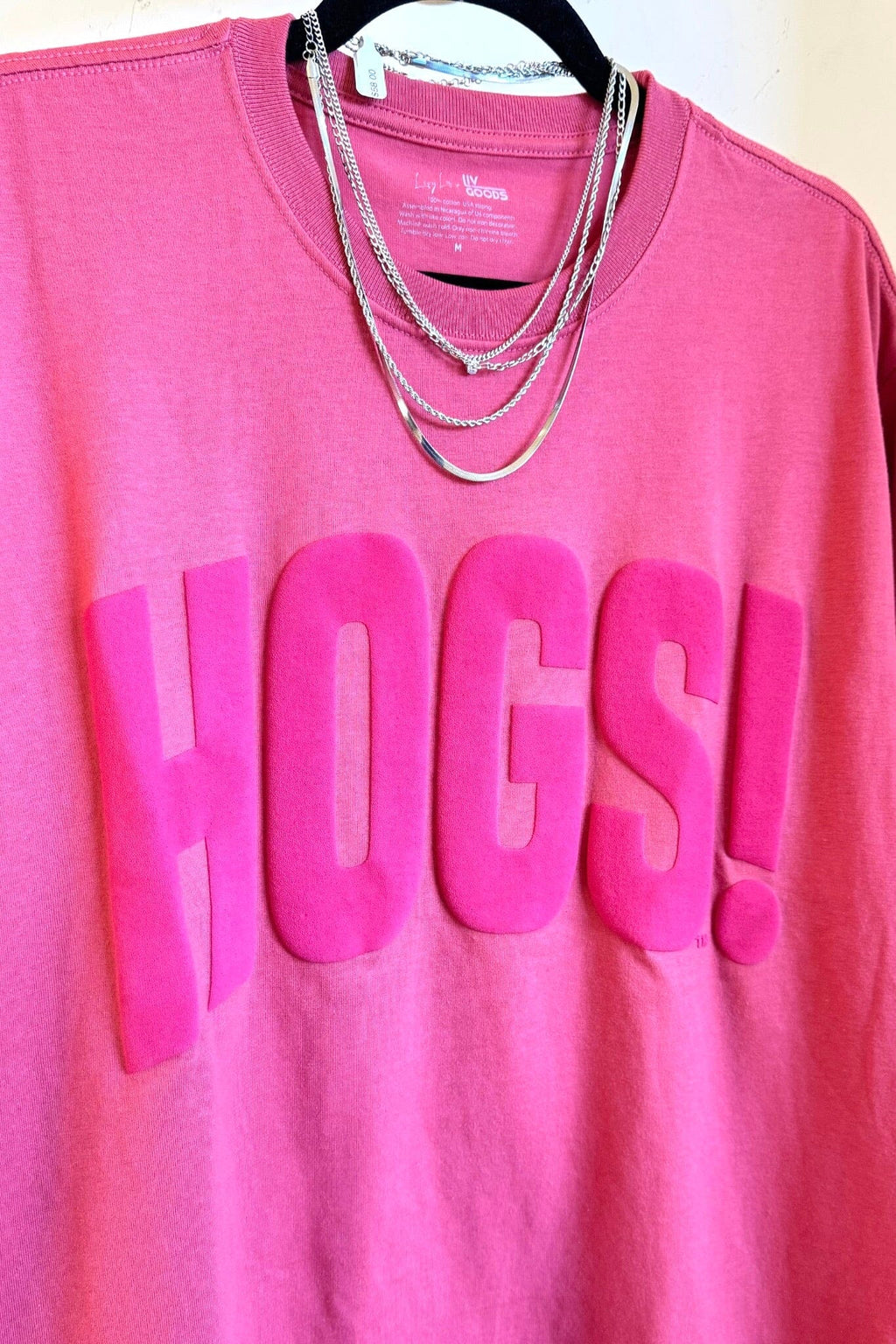 Hogs Mono Puff Tee - Red