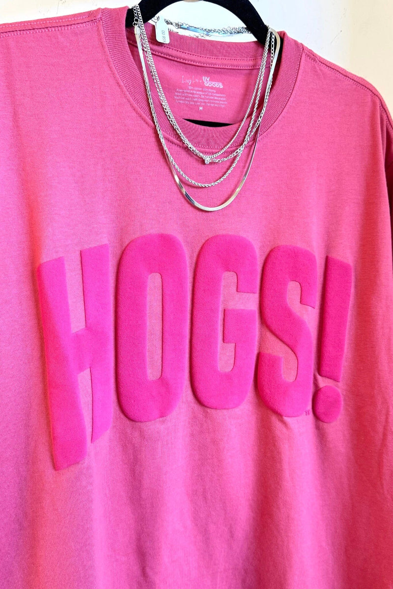 Hogs Mono Puff Tee - Red