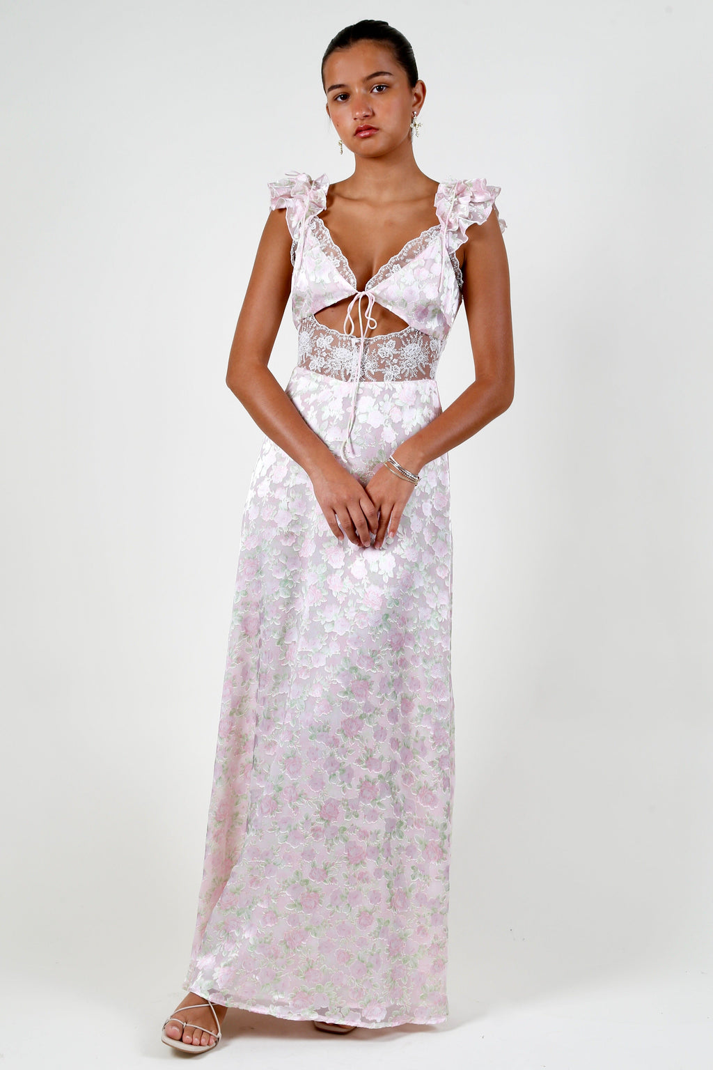 FOR LOVE & LEMONS | Estelle Maxi Dress - Pink