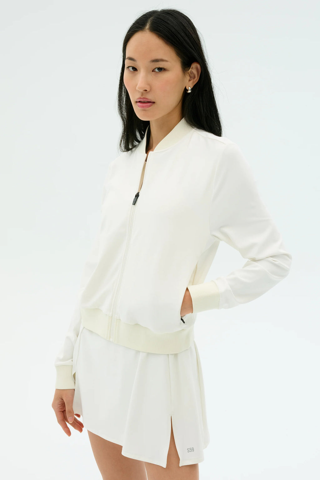 SPLITS59 | Airweight Bomber Jacket - White