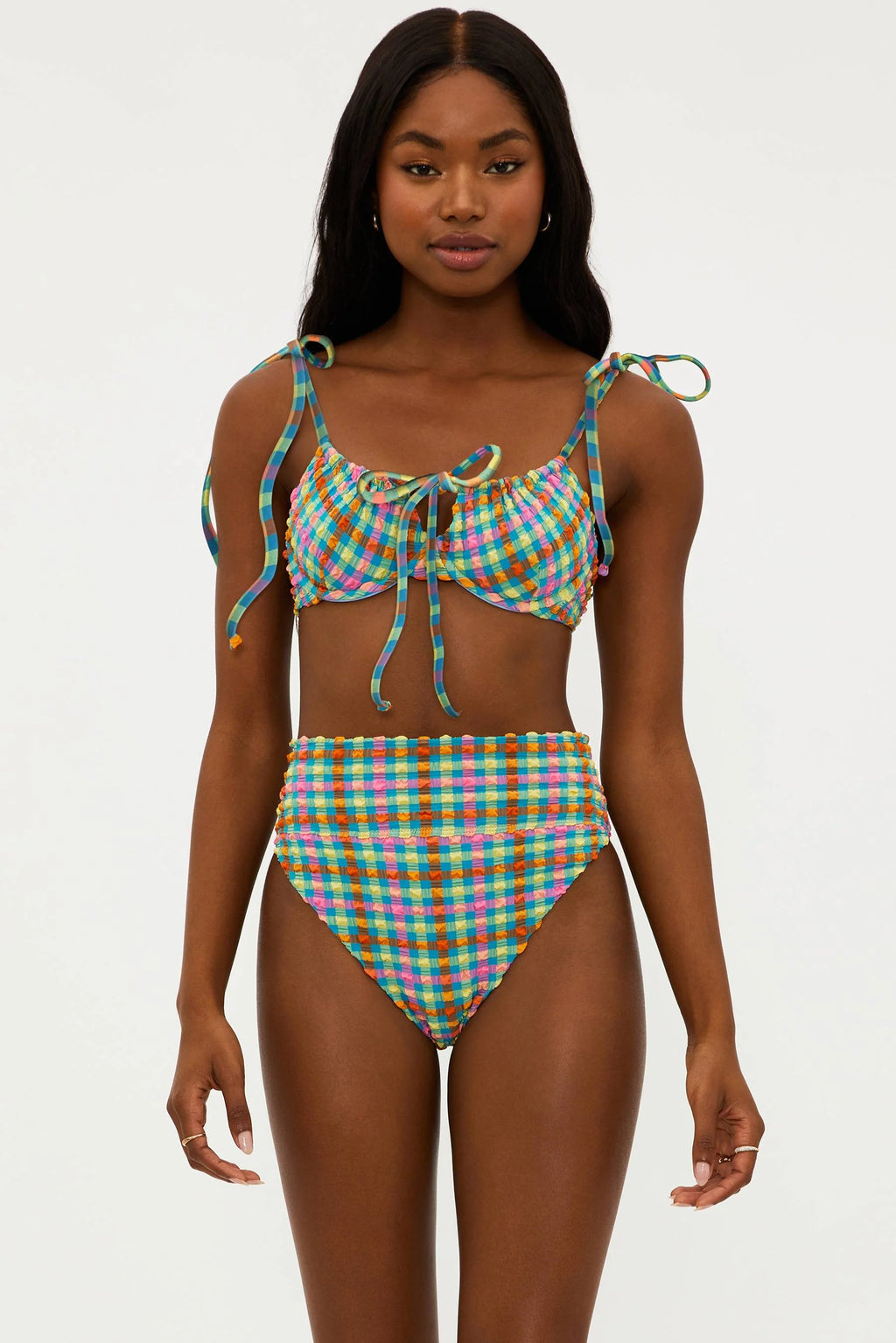 BEACH RIOT | Caitlin Top Sunny Side - Gingham