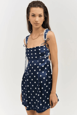 FOR LOVE & LEMONS | Holland Mini Dress - Navy