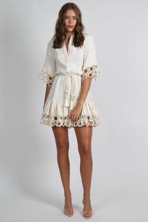 ALEXIS | Kaila Dress - Alabaster