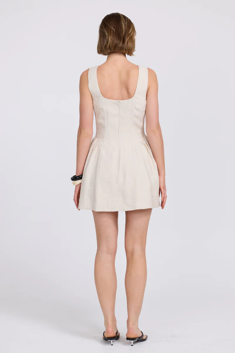 SOVERE | Eve Mini Dress - Neutral