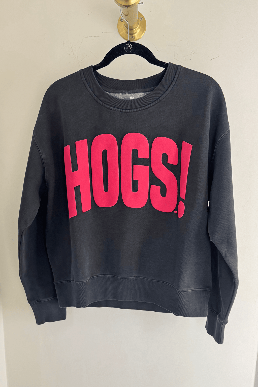 HOGS! Puff Ink Sweatshirt - Smoke