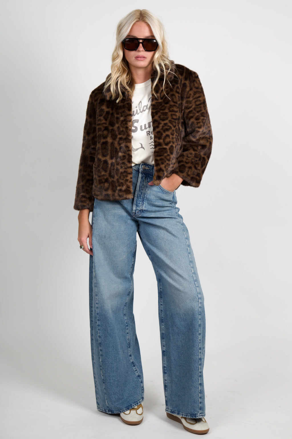 LUCY PARIS | Bambi Faux Fur Jacket - Leopard