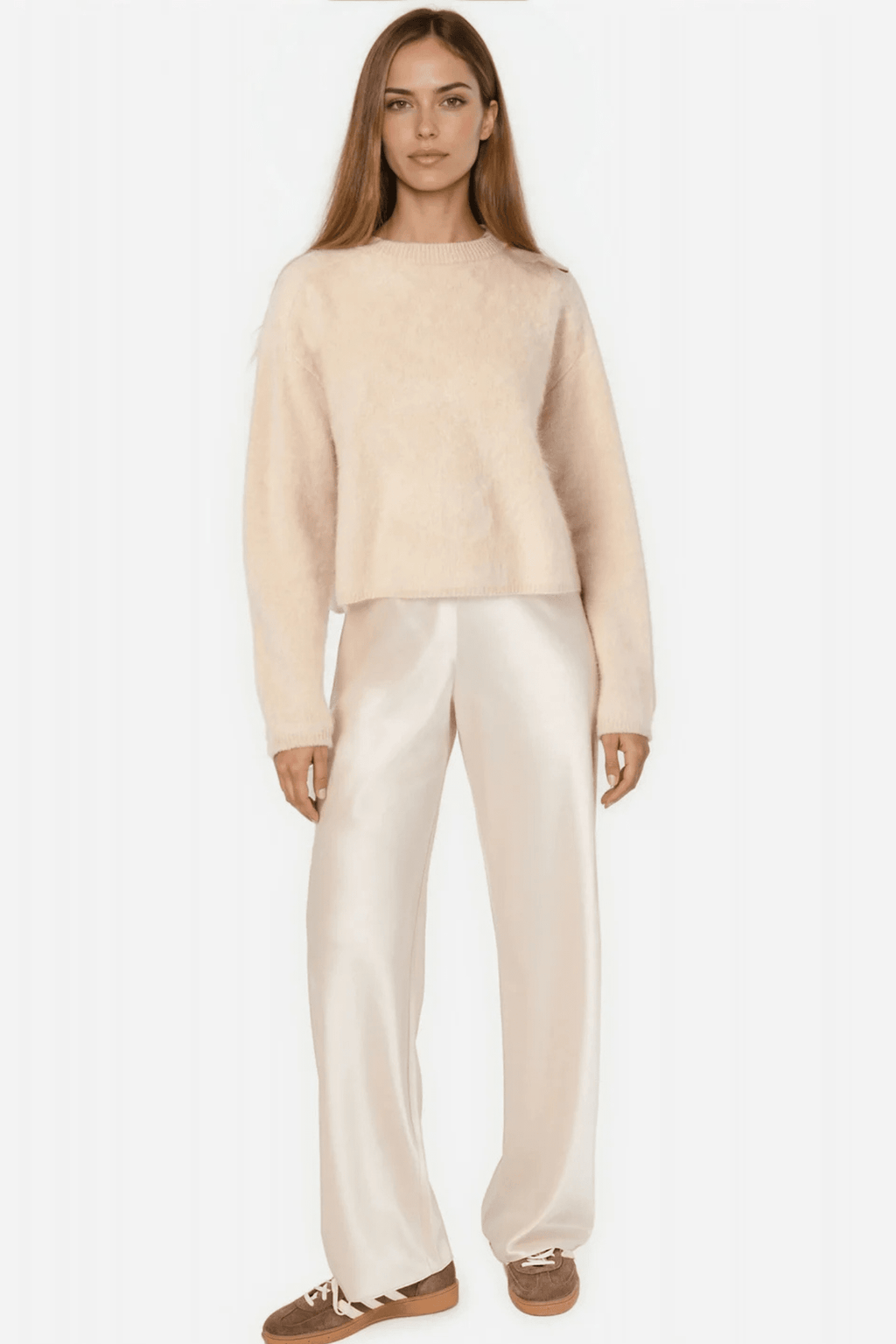 CAMI NYC | Niall Cashmere Sweater - Oat