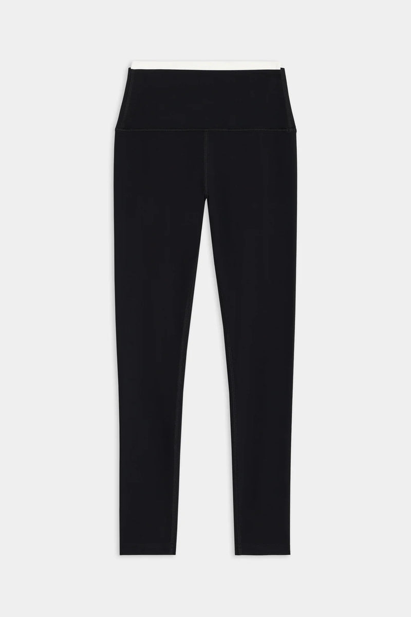 SPLITS59 | Dual High Waist Airweight 7/8 Legging - Black/White
